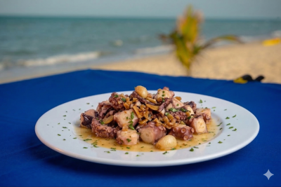 Pulpo al Mojo de Ajo